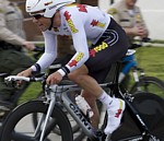 Kim Kirchen pendant la cinquime tape du Tour of California 2008